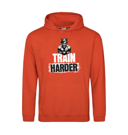 Burnt Orange Printed Hoody Front