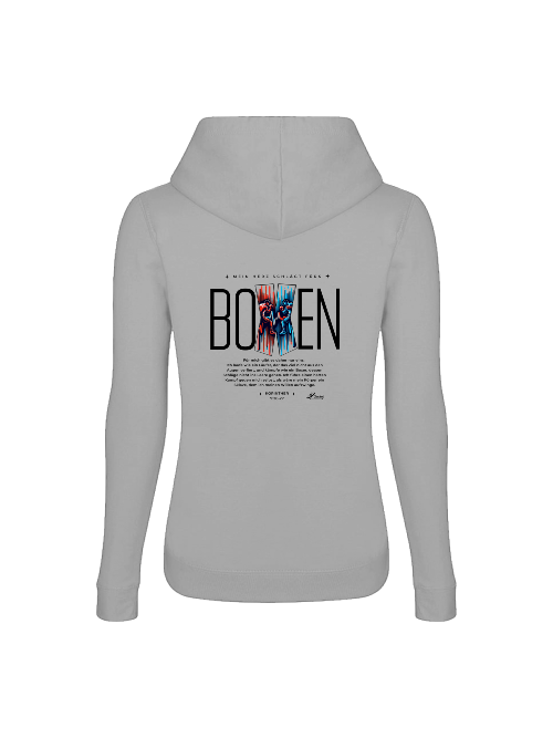 Girlie College Hoodie | Mein Herz schlägt fürs Boxen 3