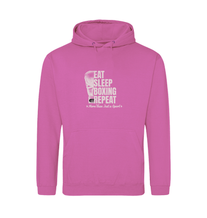 Candyfloss Pink Printed Hoody Front