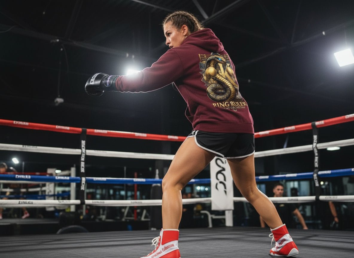 Girlie College Hoodie Boxen | Ring Ruler Bild 1 Knockout Collection Boxsport