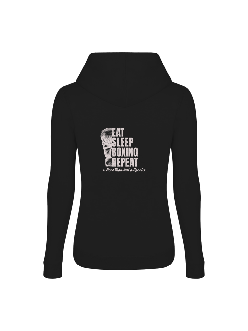 Girlie College Hoodie Boxen | eat sleep repeat