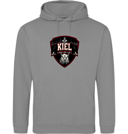 Platinum Grey Printed Hoody Front