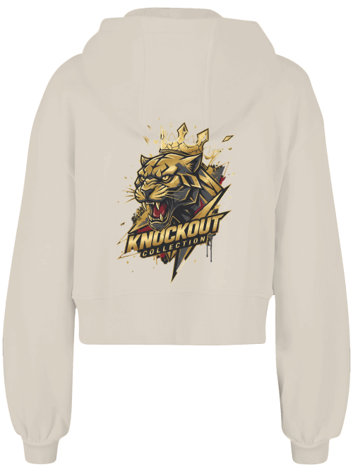 Ladies Short Oversized Zip Jacke Boxen | Panther