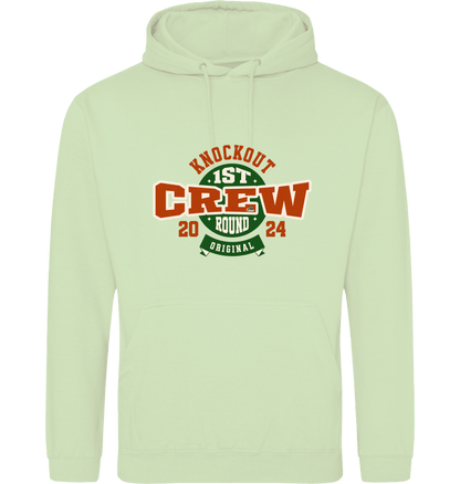 Pistachio Green Printed Hoody Front