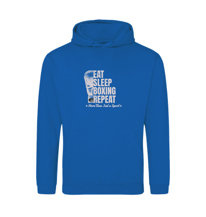 Sapphire Blue Printed Hoody Front