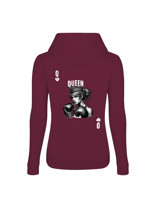 Girlie College Hoodie | Boxing Queen II
