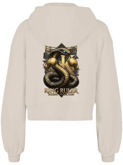 Ladies Short Oversized Zip Jacke Boxen | Ring Ruler Bild 6 Knockout Collection Boxsport