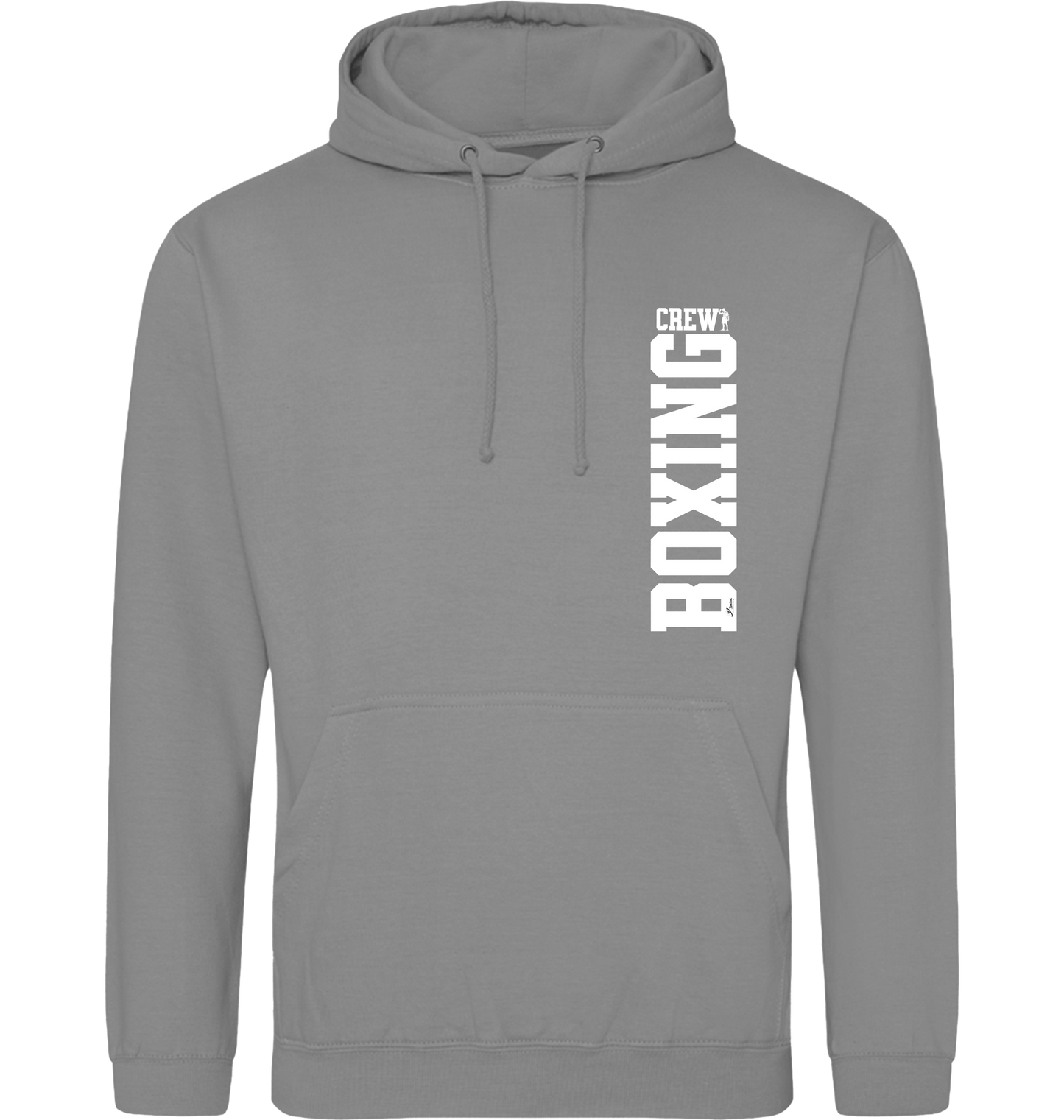 Platinum Grey Printed Hoody Front