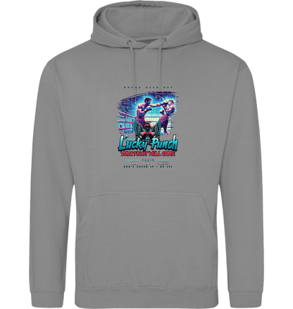 Platinum Grey Printed Hoody Front