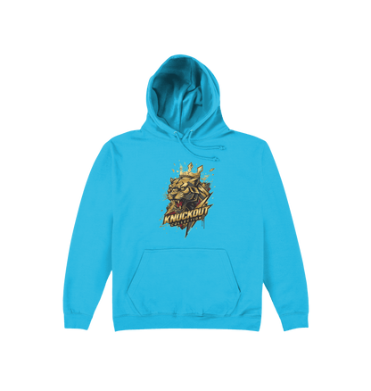 Hawaiian Blue Printed Hoody Front