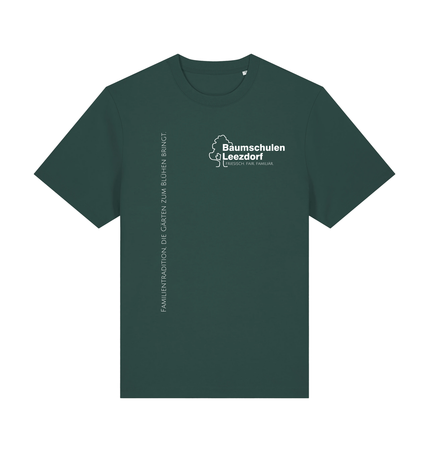 Glazed Green Printed T-shirt Front