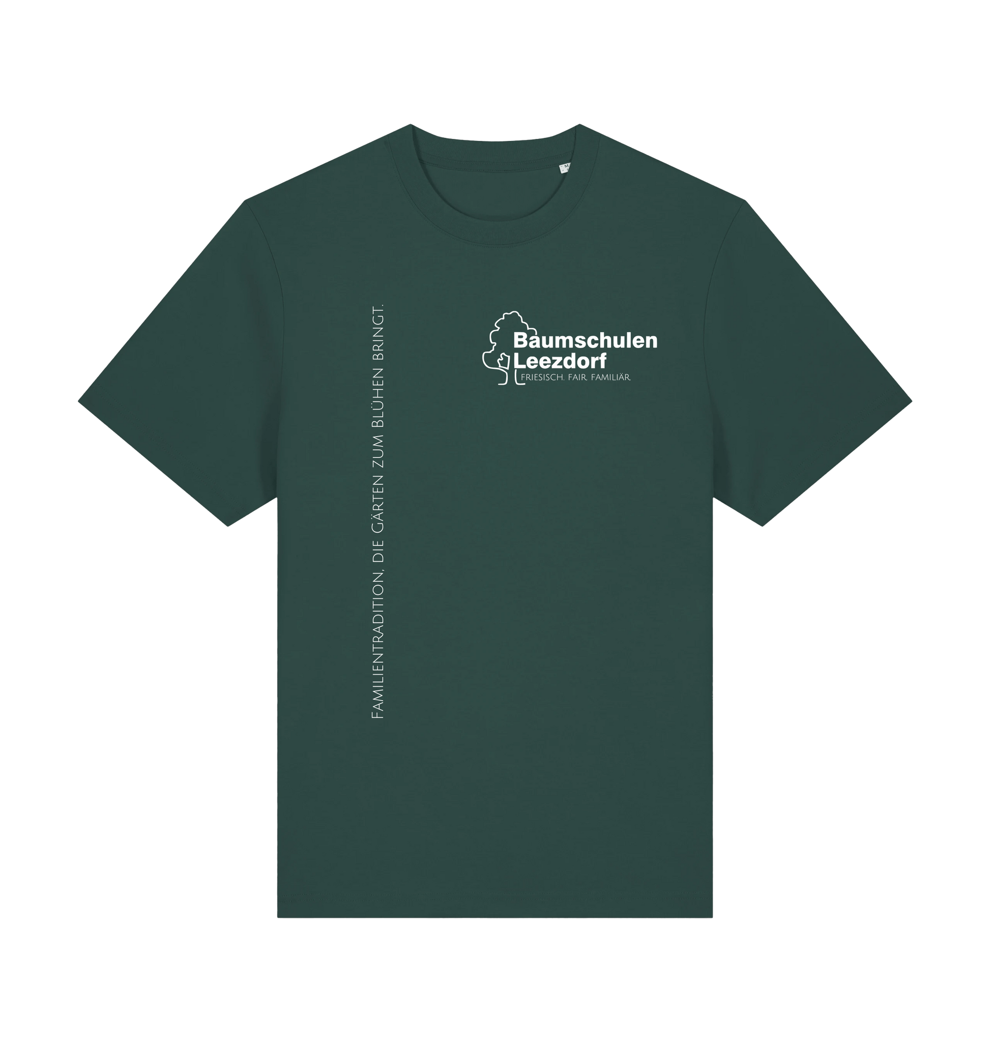 Glazed Green Printed T-shirt Front