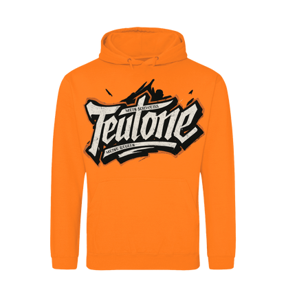 Orange Crush Printed Hoody Front