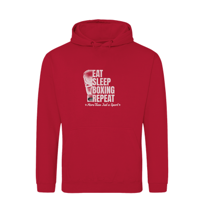Fire Red Printed Hoody Front