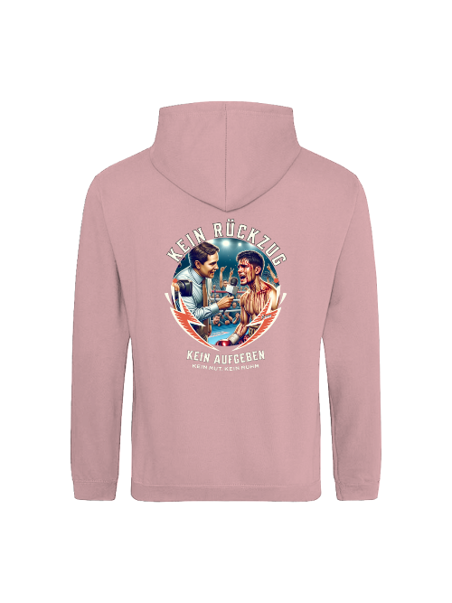 Retro-Hoodie Boxen | Knockout Collection | Kein Rückzug kein Aufgeben 