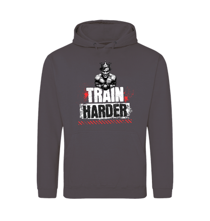 Shark Grey Printed Hoody Front