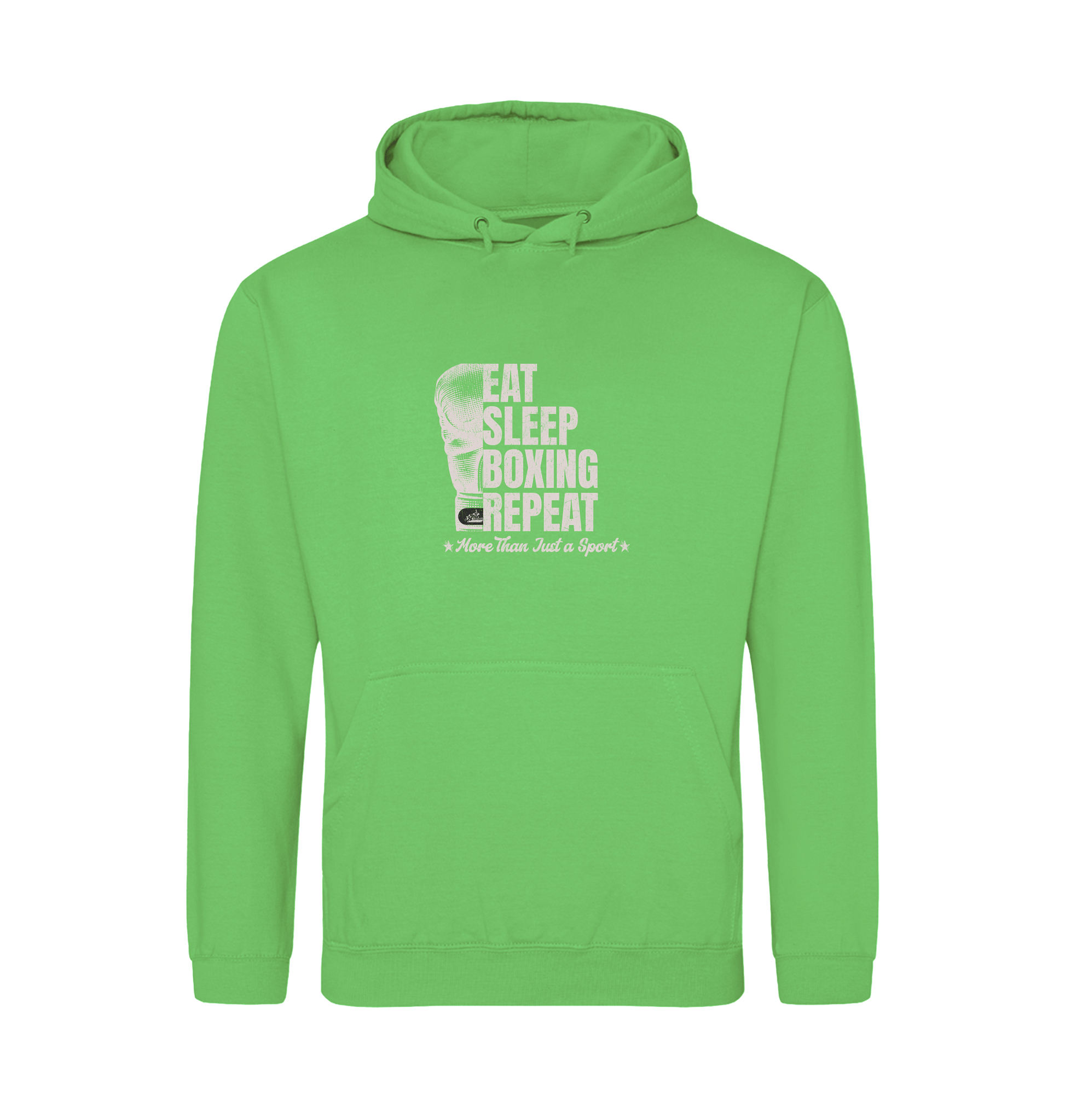 Alien Green Printed Hoody Front