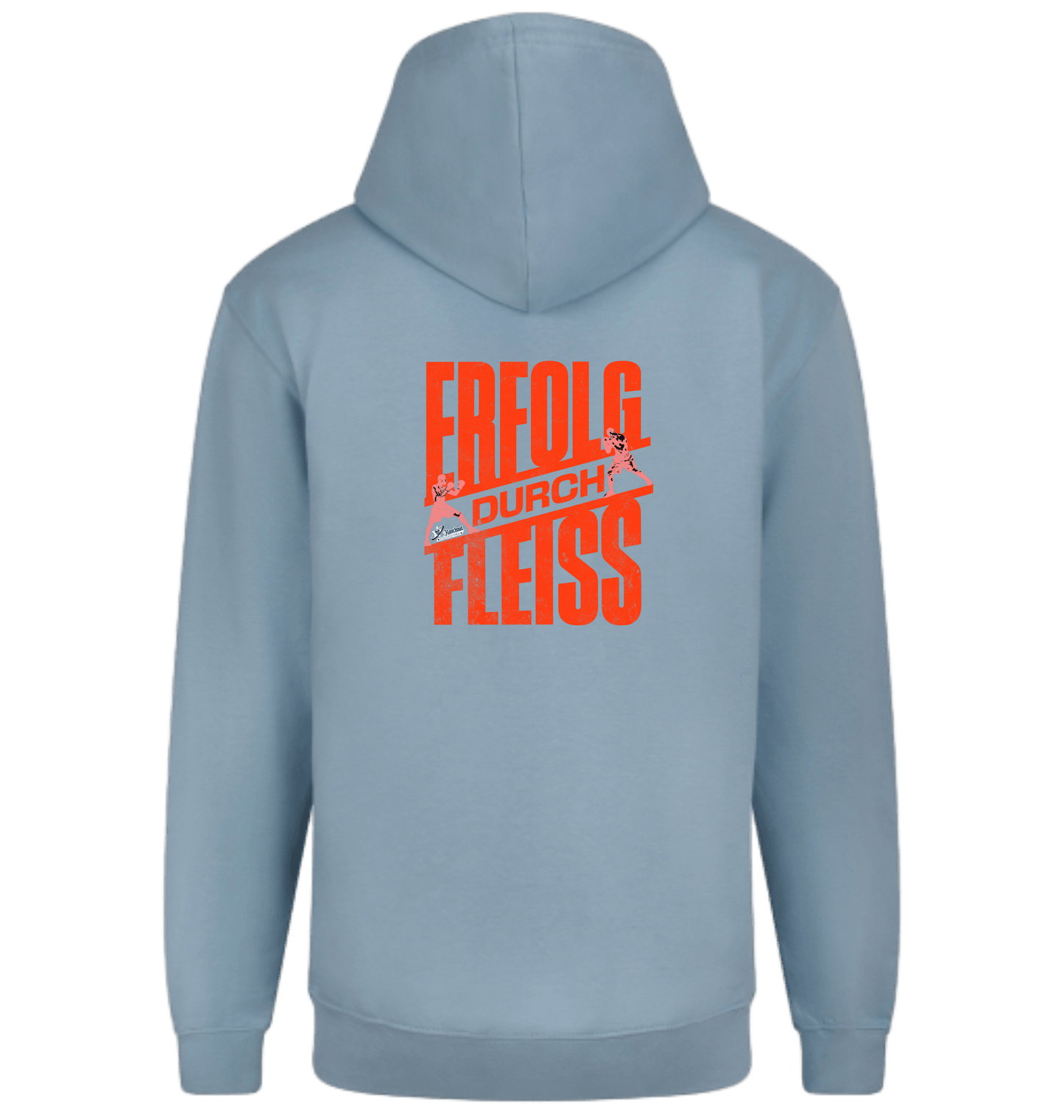 Sky Blue Zip hoody Back