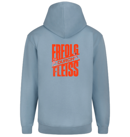 Sky Blue Zip hoody Back