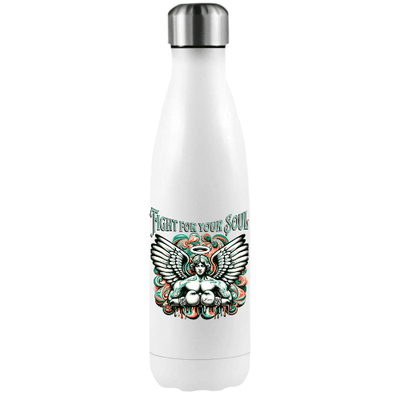 Trinkflasche aus Edelstahl mit Thermofunktion Boxen | Fight for your Soul