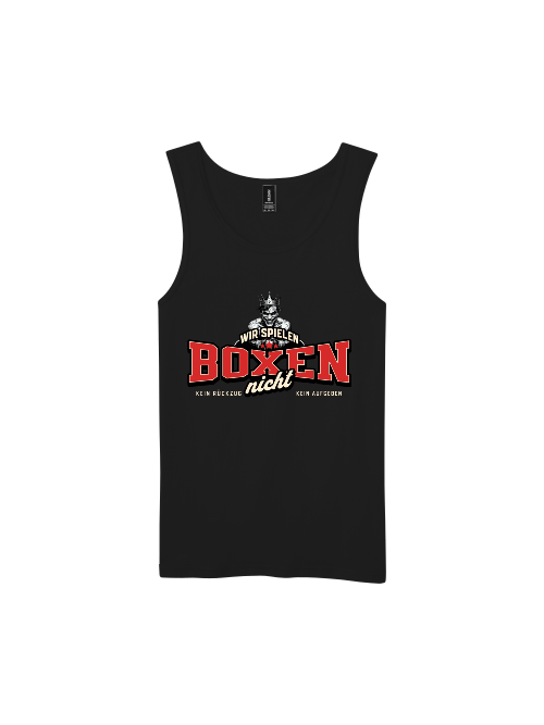 Knockout Collection Tank Top wir spielen BOxen nicht