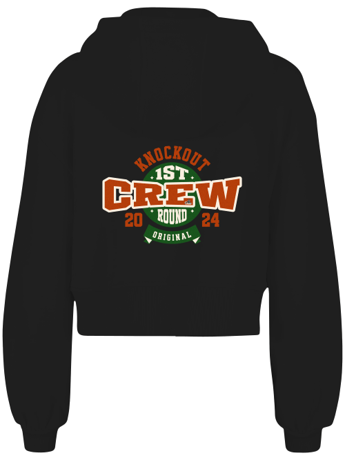 Ladies Short Oversized Zip Jacke Boxen | Knockout Crew Bild 4 Knockout Collection Boxsport