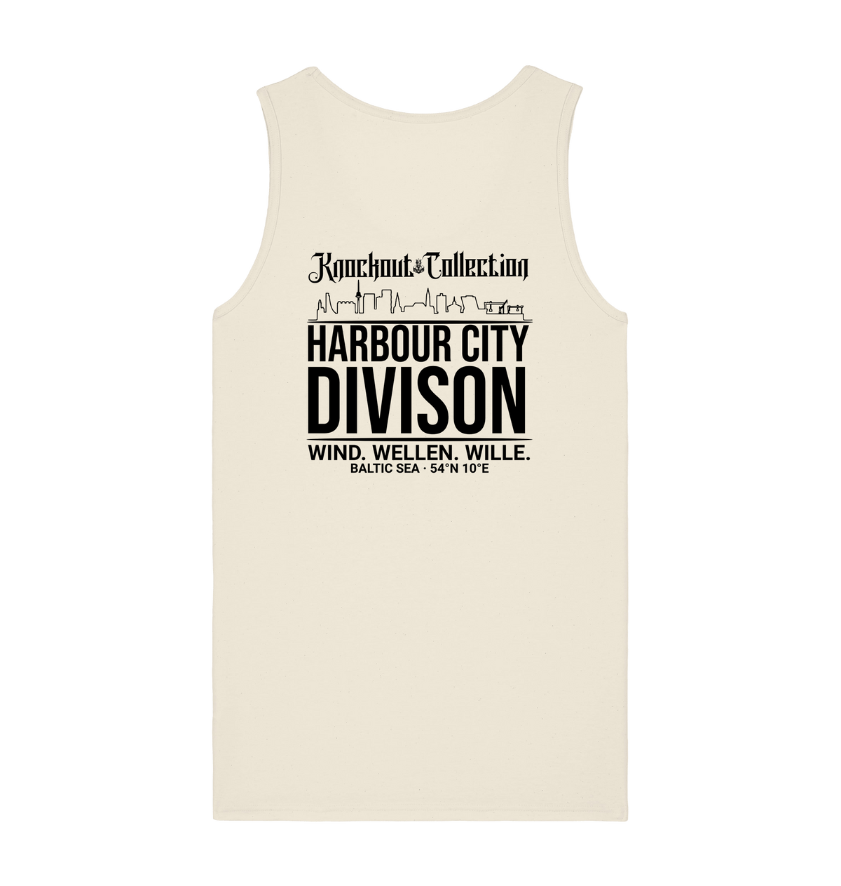 Natural Raw Vests Back