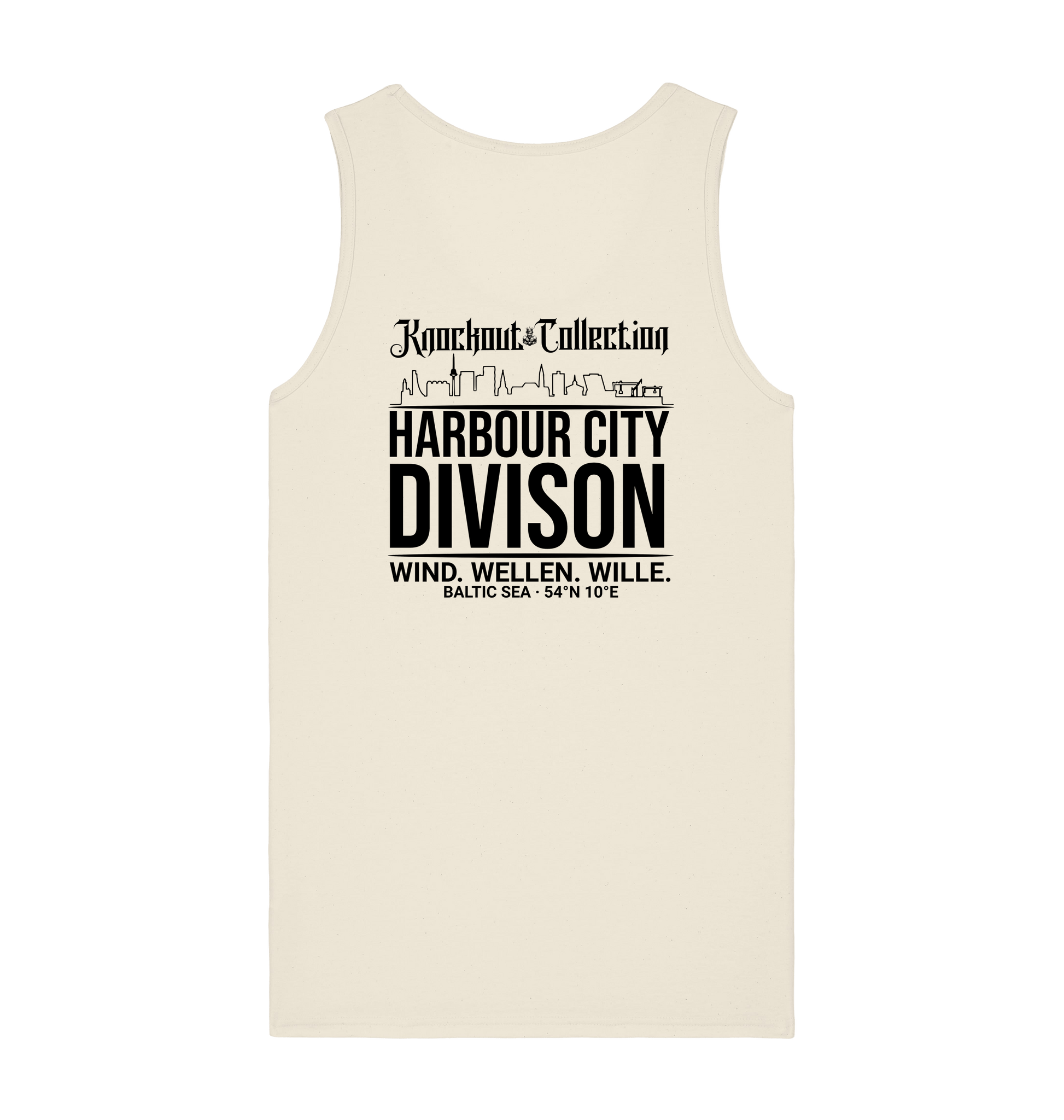 Natural Raw Vests Back