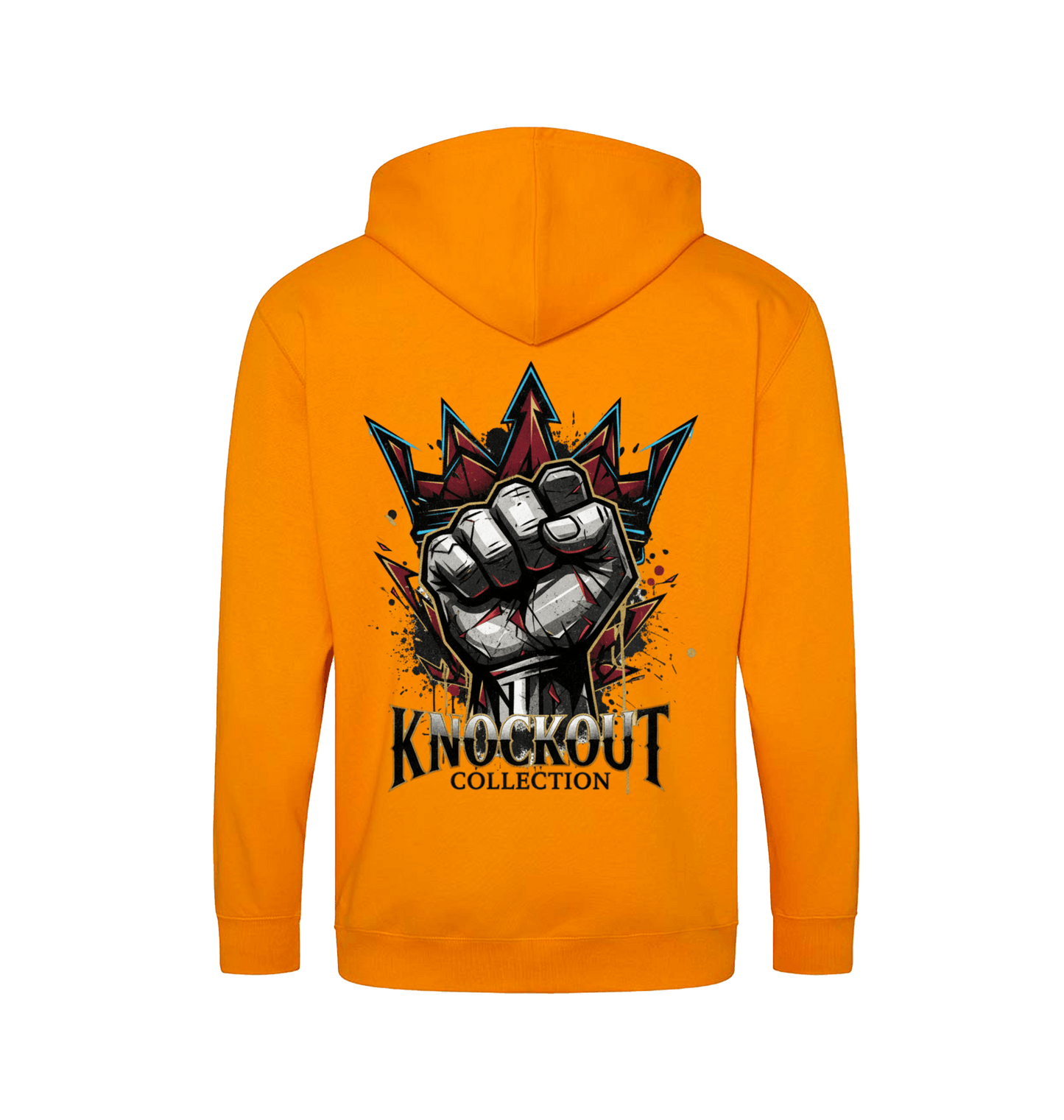 Orange Crush Zip hoody Back