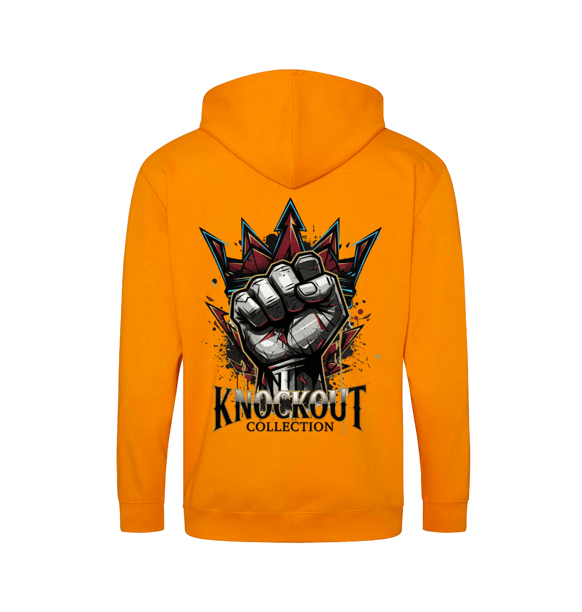 Orange Crush Zip hoody Back