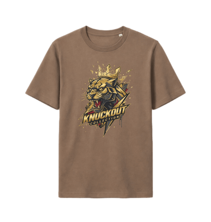 mocha Printed T-shirt Front