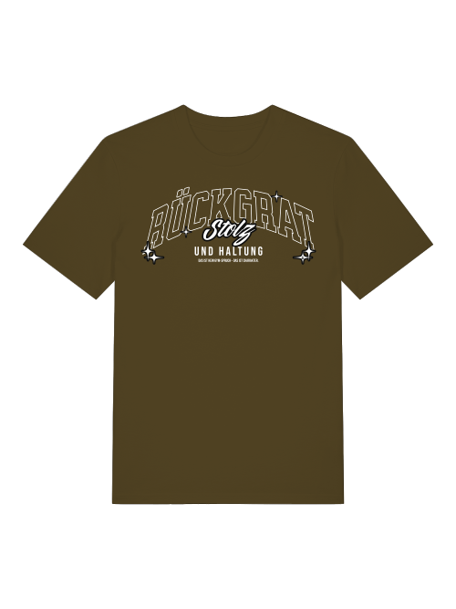 T-Shirt Classic Rückgrat Khaki 