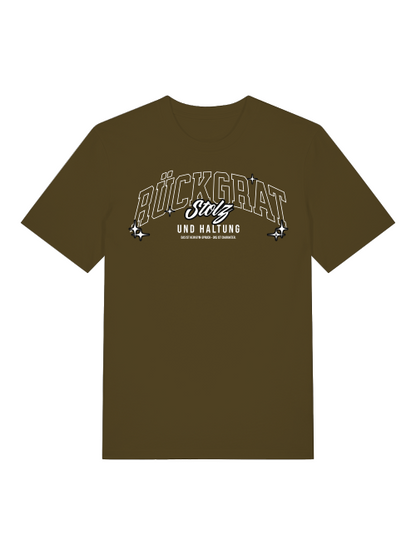 T-Shirt Classic Rückgrat Khaki 