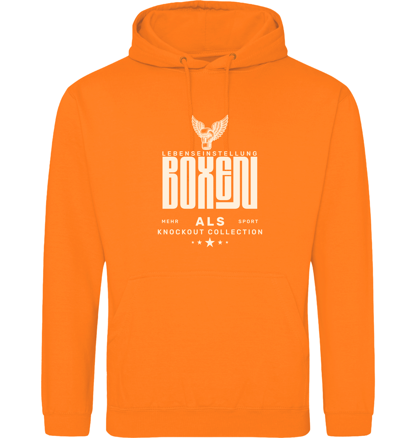 Orange Crush Printed Hoody Front