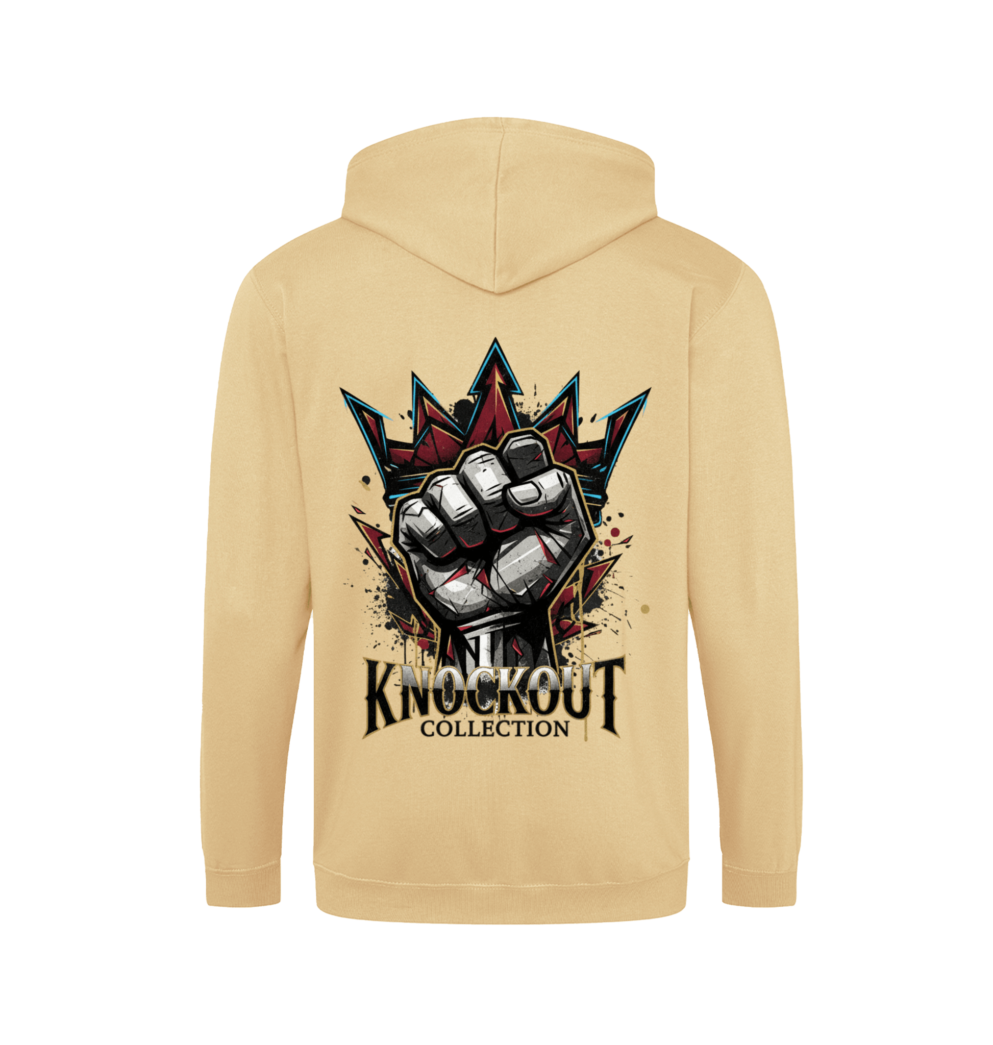 Desert Sand Zip hoody Back