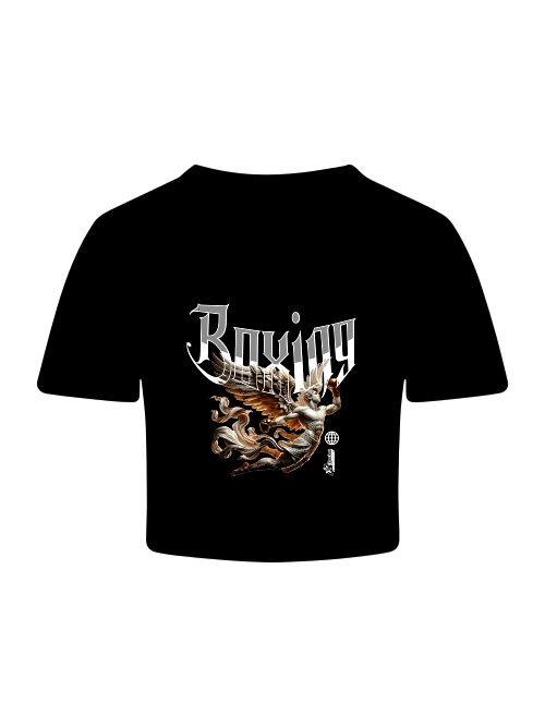 Women´s Tri-Blend Cropped T | Boxing