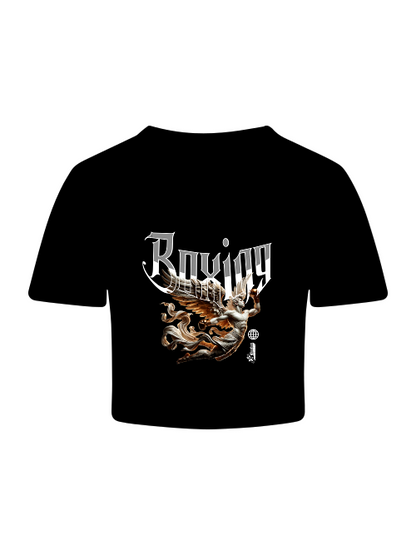 Women´s Tri-Blend Cropped T | Boxing