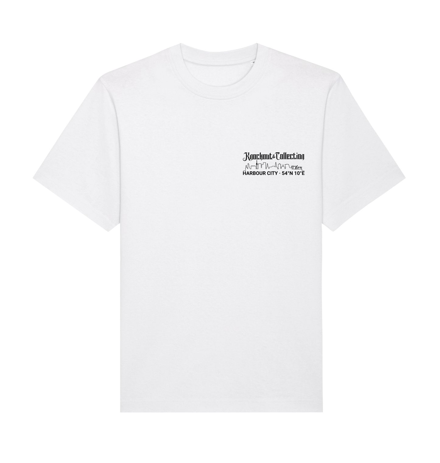 White Printed T-shirt Front