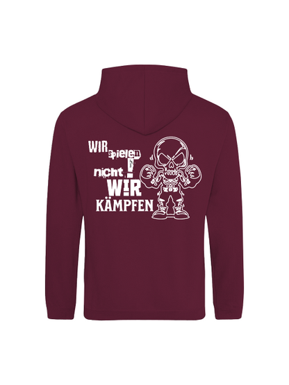 Knockout Collection Box Hoodie wir spielen nicht wir kämpfen