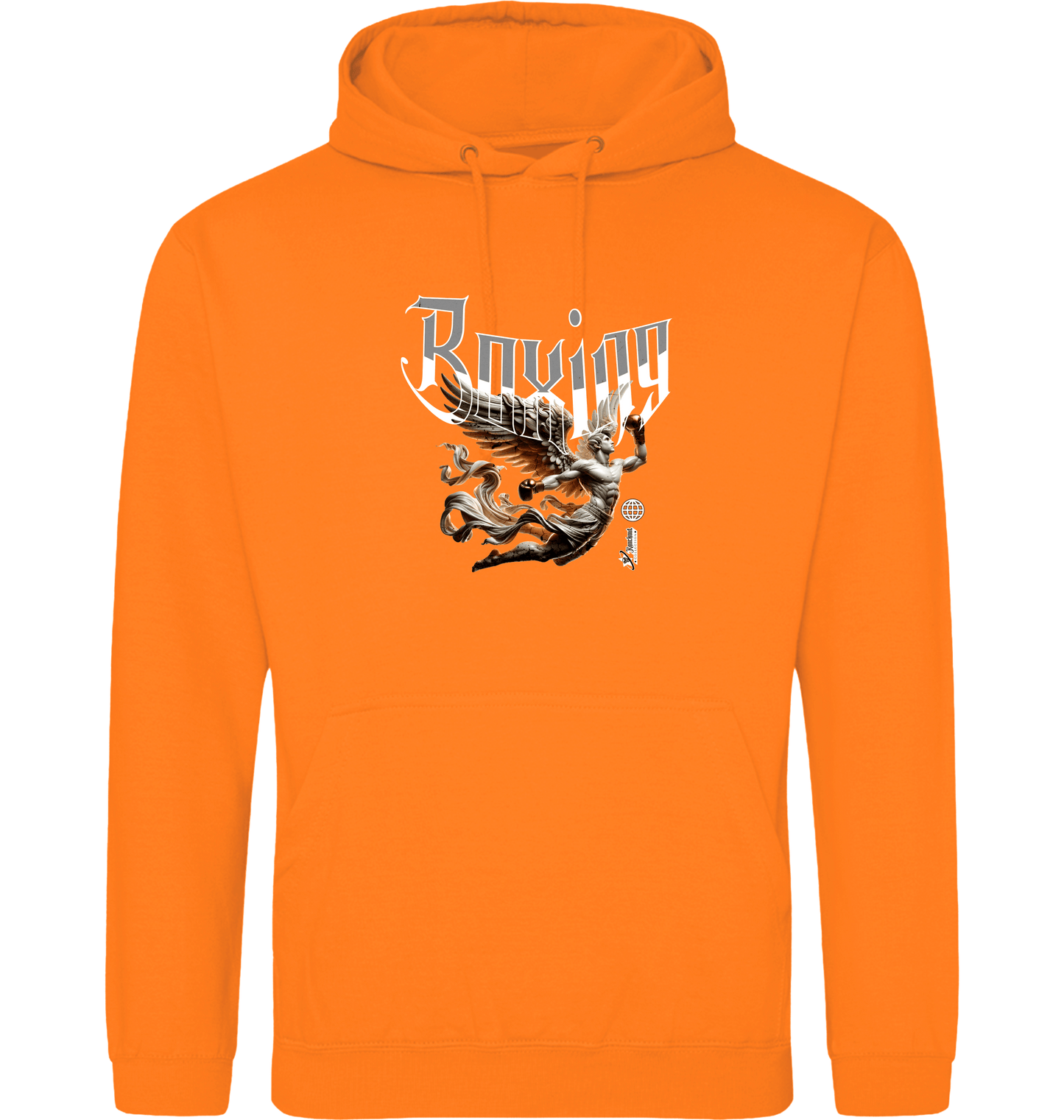 Orange Crush Printed Hoody Front