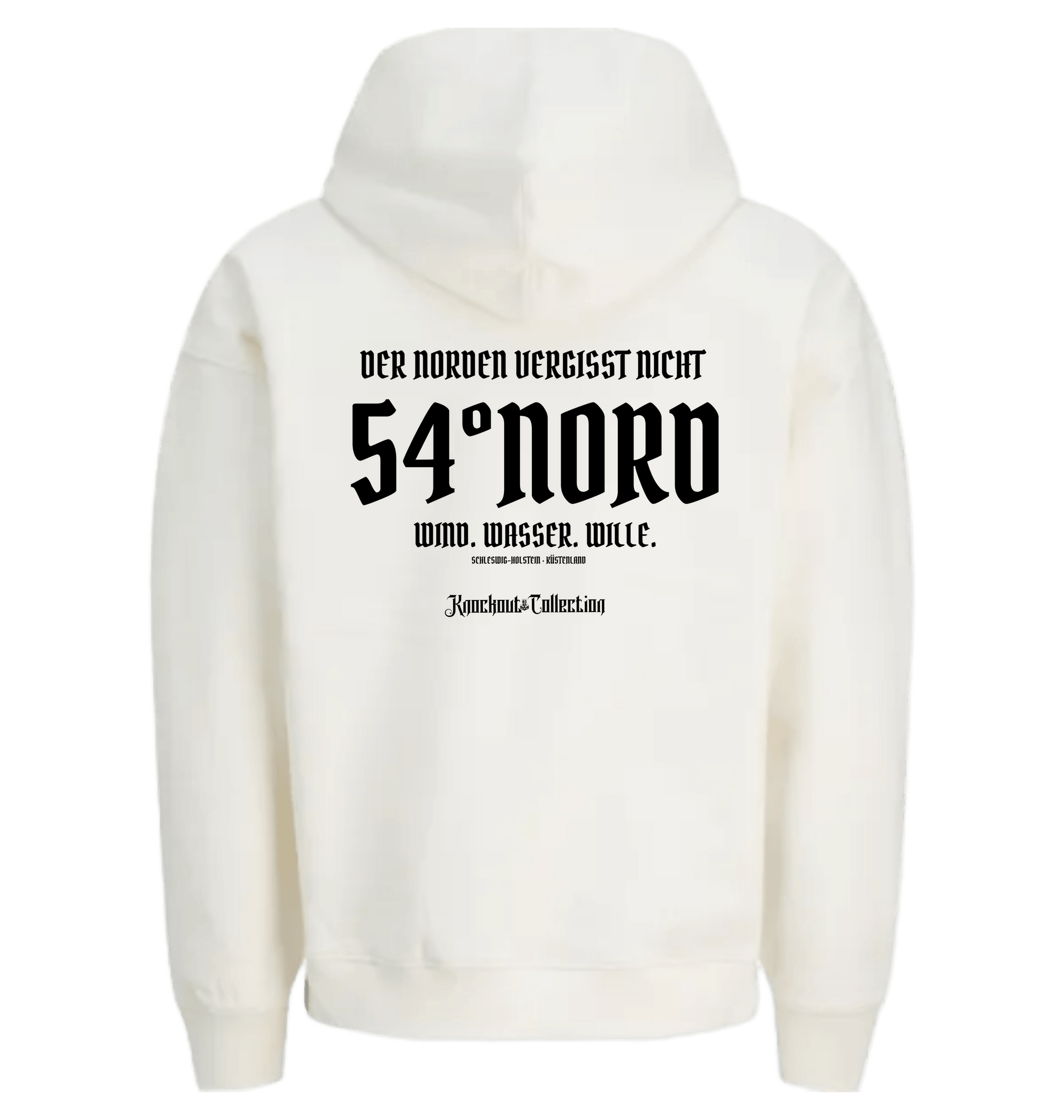 Egret Printed Hoody Back