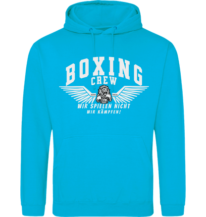 Hawaiian Blue Printed Hoody Front