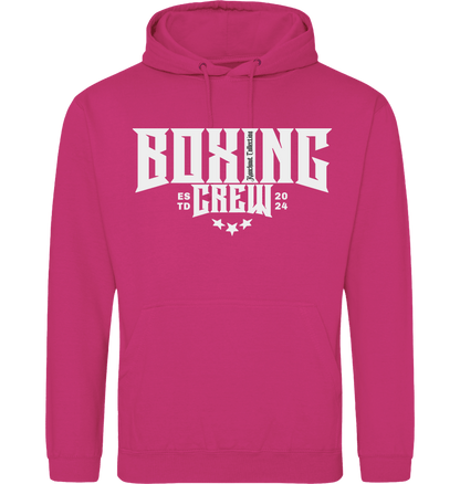 Hot Pink Printed Hoody Front