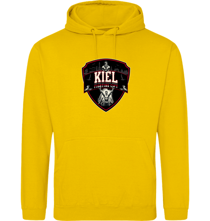 Gold Printed Hoody Front