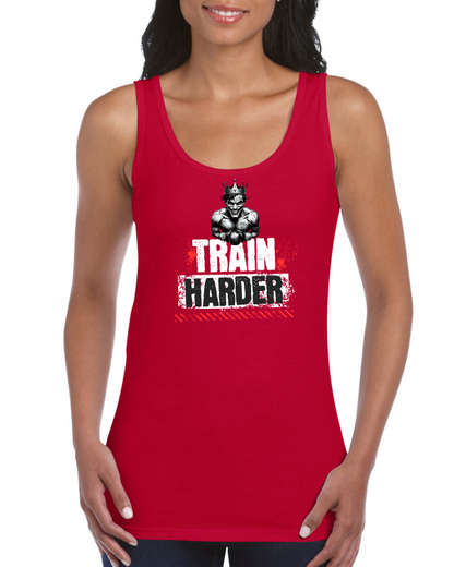 Knockout Collection Tank Top train harder | Tank Top Sport