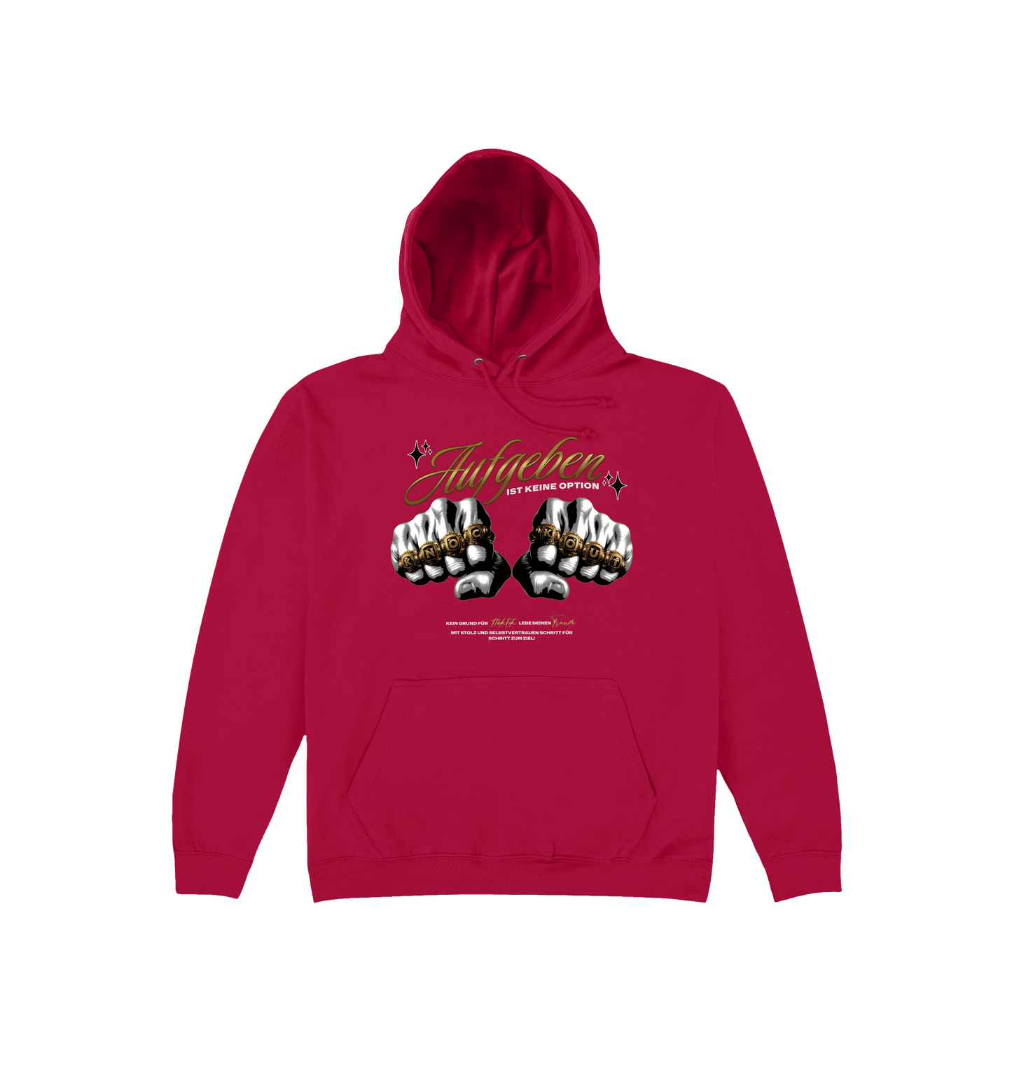 Aufgeben ist keine Option Damen College Hoodie