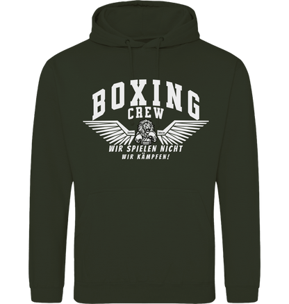 Combat Green Printed Hoody Front