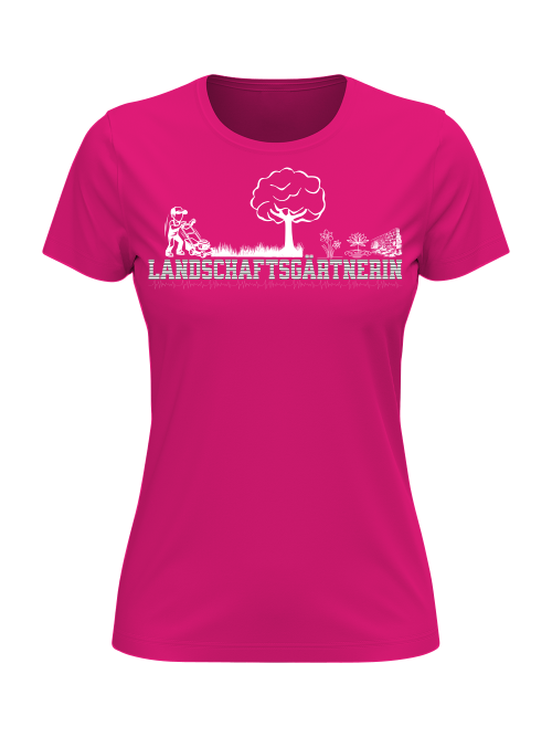 T-Shirt  Landschaftsgärtnerin | T-Shirt Gärtnerin | Girlie Shirt Landschaftsgärtnerin