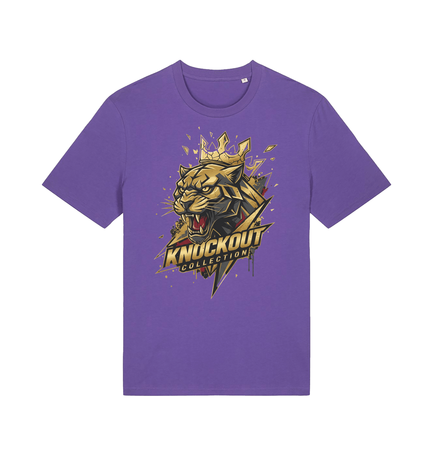 Purple Love Printed T-shirt Front