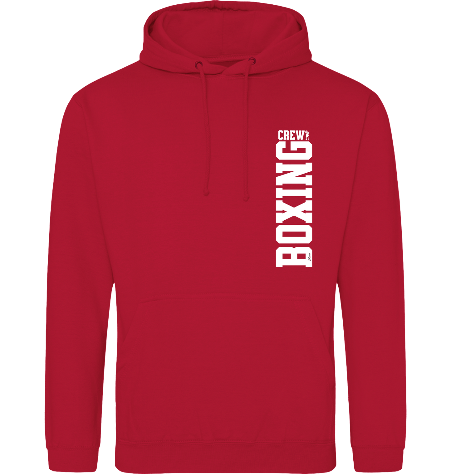 Fire Red Printed Hoody Front